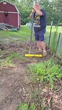 how to pull up t posts #aljohnsguitar #homesteading #farming #fencepost #tpost