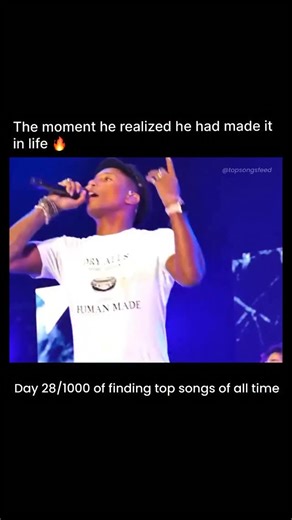 topsongsfeed on Instagram: "Follow us @topsongsfeed for more, “Get Lucky” is a sleek, disco-funk anthem released in 2013 by Daft Punk, featuring Pharrell Williams and legendary guitarist Nile Rodgers. While the track is widely celebrated for its infectious groove, its lyrics also play a central role in shaping its uplifting, feel-good energy. Pharrell’s vocals revolve around the pursuit of good fortune, love, and meaningful connection, using the phrase “get lucky” as both a metaphor for romantic