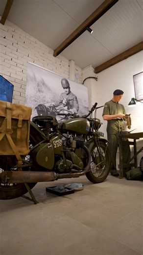The M20 was a workhorse of WWII, and now you can see it up close right here in Gibraltar’s iconic WWII tunnels 🏍️ A must-see for lovers of history, engineering, and adventure 🛠️ #VisitGibraltar #M20Motorcycle #WWIIHistory #GibraltarTunnels | Visit Gibraltar