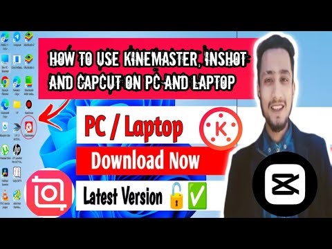 How to use Kinemaster, Inshot And Capcut on PC |How to install Kinemaster on your computer or laptop