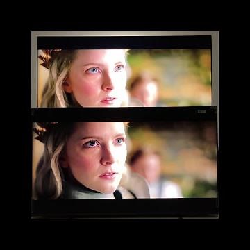 Philips PML9507 - Display of Adaptive HDR10+ adapting brightness to different light in the room