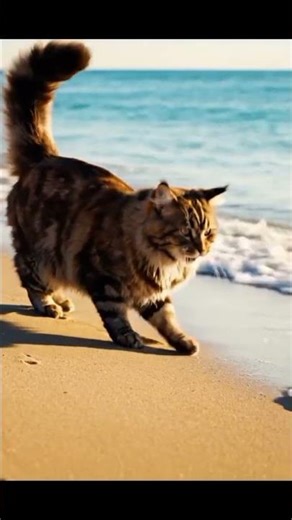 bobok dipantai #foryou #cat #prettycat #prettyfunny #cute #kitten #turkishcat #cutecat #funny