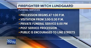 Funeral details set for Appleton firefighter