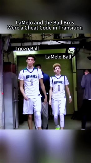 LaMelo and the Ball Bros Were a Cheat Code in Transition #lameloball #basketball #lonzoball