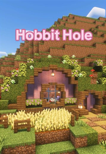 Unique Hobbit Hole House Idea in Minecraft