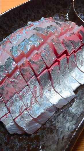 極上の熟成アジを刺身にしたら美味すぎた #アジ #刺身 #魚の捌き方