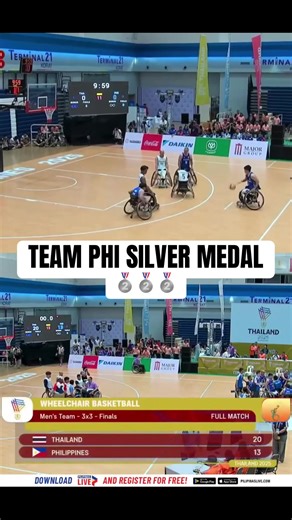 PROUD KABAYAN 🇵🇭 🥈 The Philippine men’s 3x3 basketball team showed resilience and heart against host country Thailand, notching a silver medal in the 13th ASEAN Para Games. (Via: OneSports/YouTube)(Credits to the rightful owners of the clips that I've used in this video.) #ASEANParaGames2026 #basketballrecap #basketball #viral #gilaspilipinas
