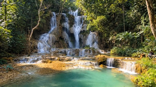 Nobody told us Laos had a waterfall like this