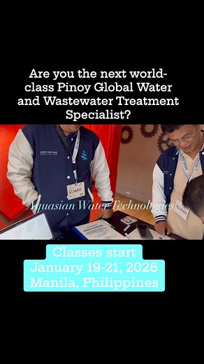 LEARN and get CERTIFIED as the next world-class Pinoy Global Water...