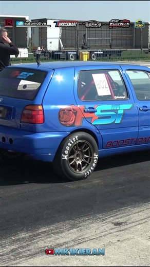 Over 1400whp in a Mk3 Golf can make things a tad lively 😆