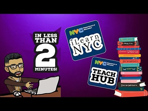 TeachHub and iLearnNYC in less than 2 min