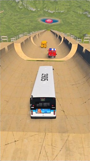 Which Bus Can Survive 😱 BeamNG.drive | #shorts #gaming #beamngdrive #bus