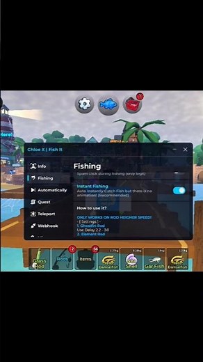 Fish It Script NO KEY – Instant Fishing, Teleport, Auto Sell (Halloween)