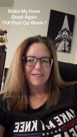 Small update for those that are following along in my TKR journey #totalkneeereplacementjourney #healthybodyhealthymind #totalkneereplacement #positivevibes #strongerthanyouthink