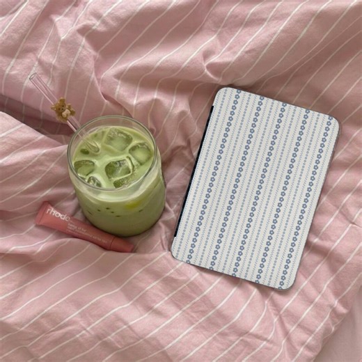 Blue Floral Pattern Kindle Case Kindle Cover Delicate Flower Reader Sleeve Vintage Style Ebook Protector Gift for Bookworm Reader - Etsy