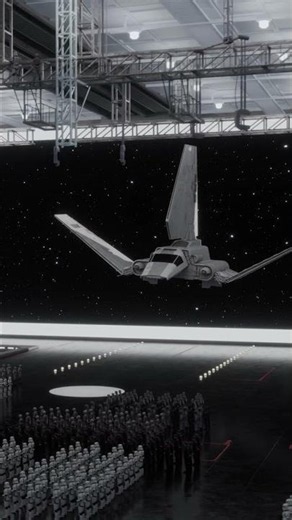 The Lamda shuttle is landing soon #starwars #blender3d #3dcompositing #palpatine #returnofthejedi