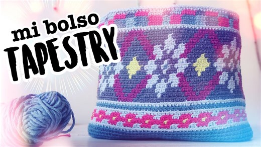 Clase 4: Teje tu Bolso Tapestry a Crochet Paso a Paso