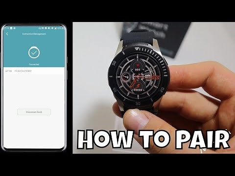 How to connect GT106 with WearFit 2.0 app Android phone Smart Watch