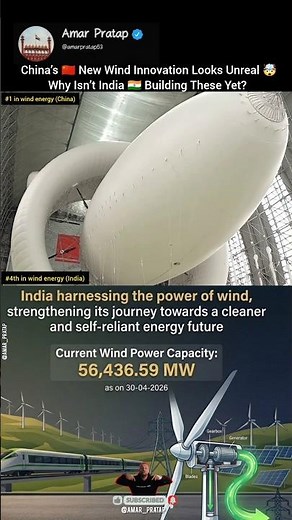 China’s New Wind Innovation Looks Unreal 🤯Why Isn’t India Building These Yet? 🇮🇳