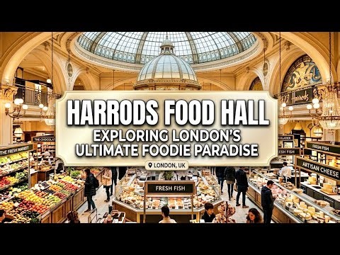 Harrods Food Hall - The most beautiful & expensive Grocery Store, London Knightsbridge U.K.