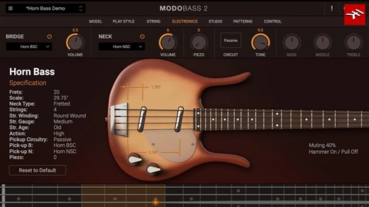 As producers, we all know how important it is to have a great-sounding bassline. With MODO BASS 2, you’ll never miss a beat. bit.ly/modobass2 | IK Multimedia