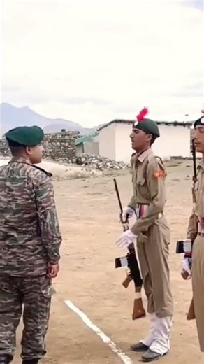ncc guard inspection by ncc group commander mere dusman song #nccshorts #indianmilitary #ncccamp