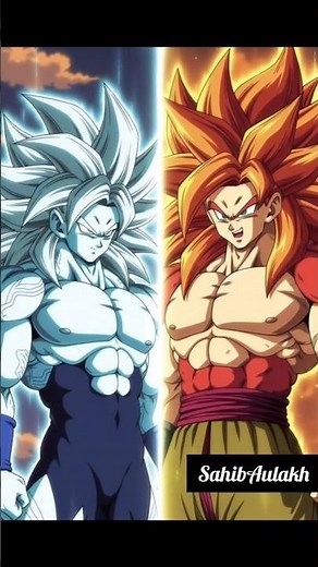 Goku SSJ4 Vs Goku Ultra Instinct #dragonballz #goku #dragonballsuper