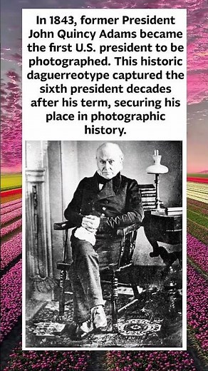 The First Photographed US President (1843) 📸