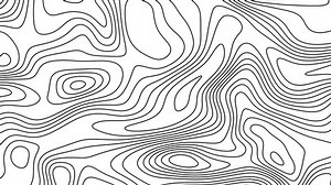 Seamless loop fractal lines background. Topographic map like abstract backdrop