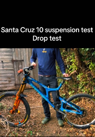 Santa Cruz V10 Suspension Test Without Spring — Drop Test Results