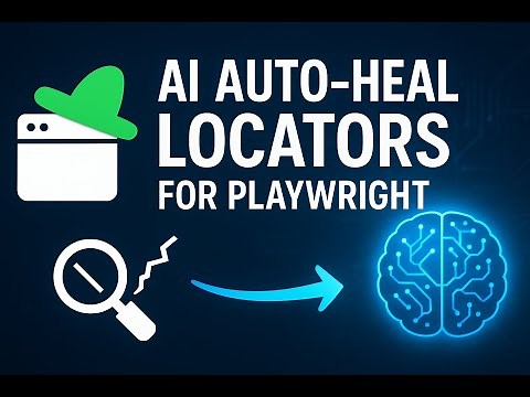🤖Playwright Auto-Heal Locators in Action |AI-Powered Self-Healing Tests| #playwright#testautomation
