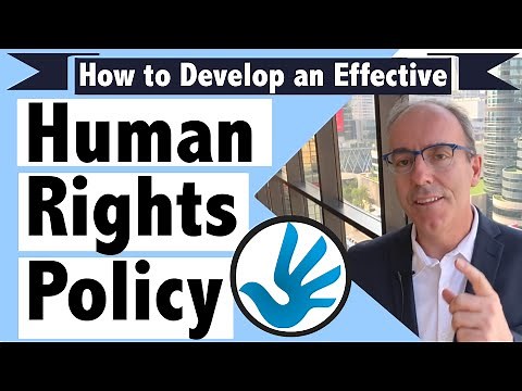 How to Develop a Human Rights Policy for your Organization / Company