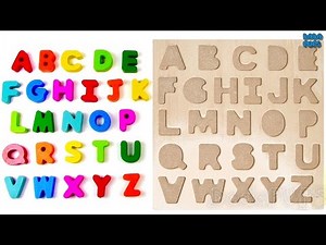 Learning A To Z Alphabets For Kids|ABC Song for Children|Wooden abcd|ABC Song|ABCDE| Phonic Song
