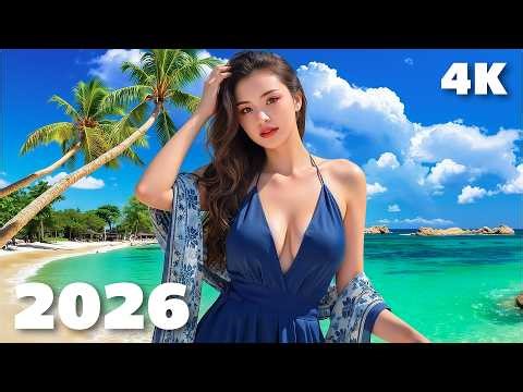 Best Tropical Summer Vibes Mix 2026 ☀️ Relaxing Deep House Chill for TV in 4K UHD | XDeep Music