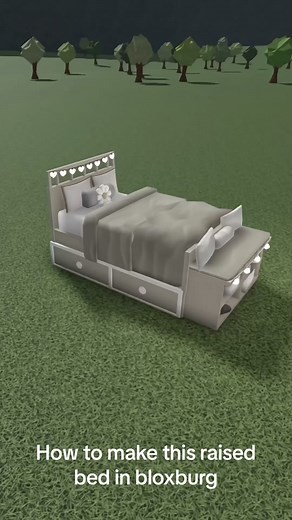Custom Bed Tutorial for Bloxburg Builds