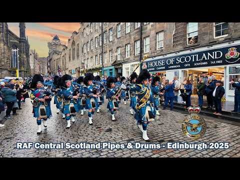 RAF Central Scotland Pipes & Drums - Edinburgh 2025