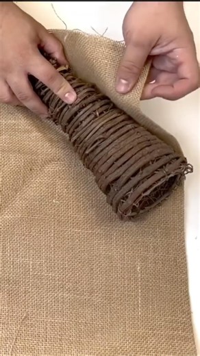 Grab burlap for your fall porch... 🍂🕸️🎃👻 #fall #wreath