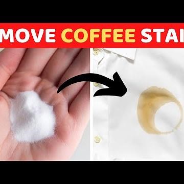Get Coffee Stains Out of White Shirt Or Any other Clothing - Bright Cleaning