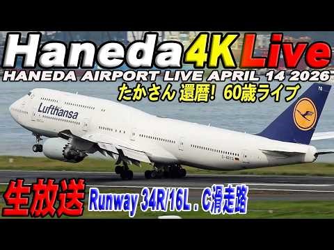 🔵羽田空港 ライブカメラ Haneda Airport Live April 14, 2026 生中継 2026年4月14日 羽田空港ライブ