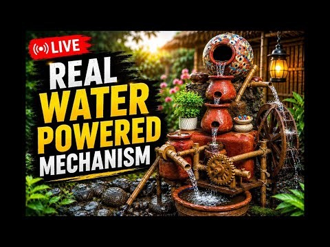 Water Powered Engine | Amazing Mechanical Engineering Project