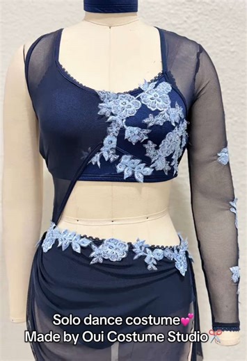 Made to order solo dance costume 💕#dancecostume #dancecompetition #dance #contemporarydance #dancecomp