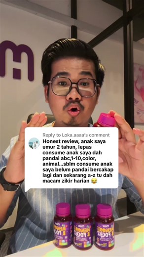 Anak 2 Tahun Pandai ABC Lepas Konsum Excel Hana