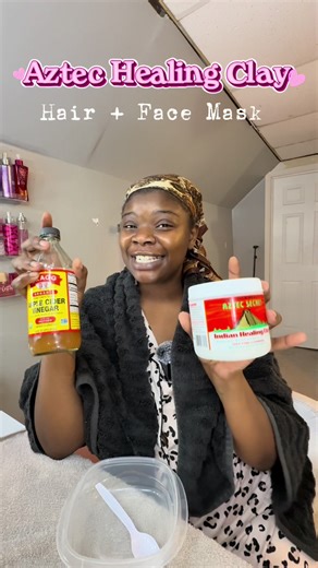 Prepare Your Hair with Aztec Healing Clay Mask