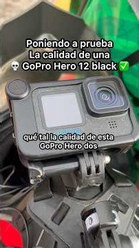 Poniendo a prueba La calidad de una 💀 GoPro Hero 12 black ✅ #rappi #ubereats #didifood