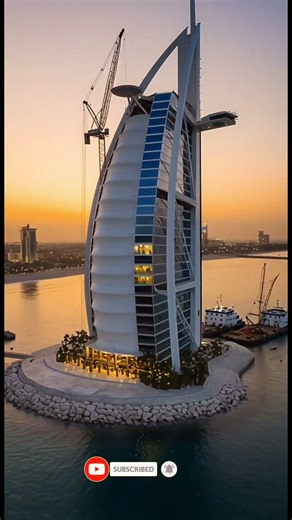 how was constructed Burj Al Arab #youtubeshorts #burjalarab #maliktech