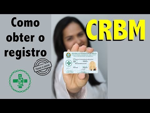 Como tirar o CRBM - Registro no Conselho de BIOMEDICINA