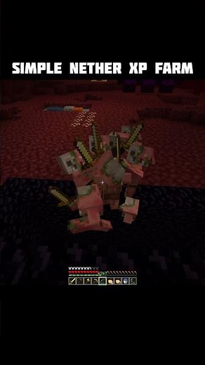 Really easy and efficient Nether XP farm