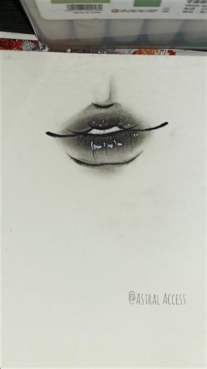 easy lips drawing tutorial #art #drawing #sketch #easy #tutorial #trending #shorts #viral #fyp #lips