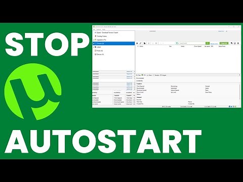 How to stop utorrent starting with windows | Remove utorrent from startup