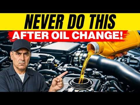 STOP Doing THESE 13 Things After an Oil Change! It Kills Engines Fast